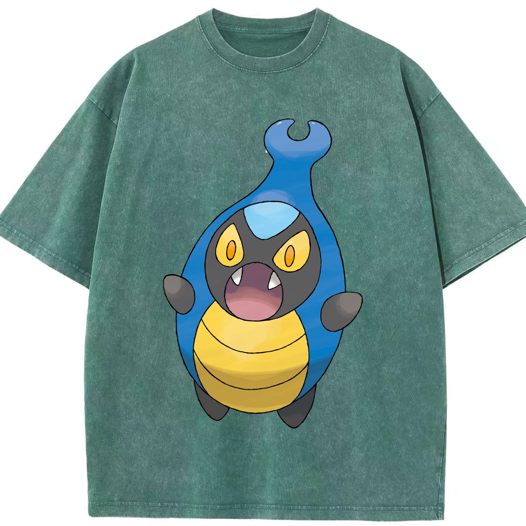 （画像用） ポケットモンスター Pokémon 綿100% ヴィンテージ風 半袖Tシャツ（フロントプリント）